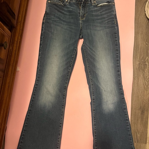 Denizen from Levi's Dark Blue Flare Jeans - Picture 1 of 5